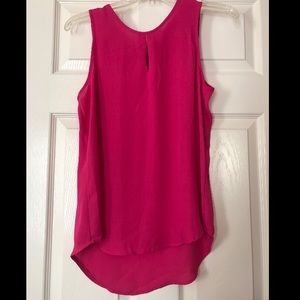 Pink keyhole tank